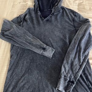 Mens Lucky Brand Pullover Long Sleeve with Hood bc Size M
